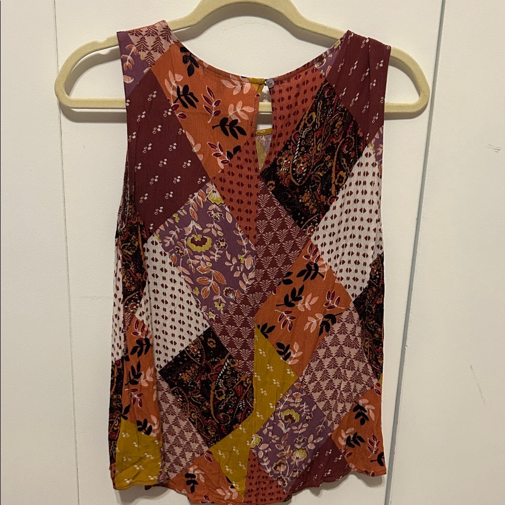 Staccato Multicolor Patchwork Tank Top - image 5